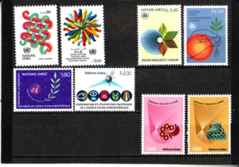 UNO Genf 0103 / 0110 ** - Jahreszusammenstellung 1982